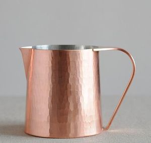 Handmade copper mule mugs set for kitchen <b>bar</b> cocktail party serving drinks in rustic vintage style - Product Image 1