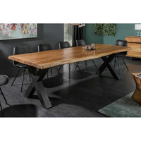 Ensemble de table à manger carrée pliante en bois massif avec hauteur réglable, design moderne pour restaurants commerciaux, hôtels et salons