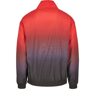 แจ็กเก็ตกันลมซิปสำหรับผู้ชายเสื้อแจ็คเก็ตกันลมมีคอตั้งปรับแต่งโลโก้ด้านหน้า - Product Image 4