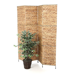 4-Panel Folding <b>Room</b> <b>Divider</b> 60'' W X 67'' H Bamboo Wood <b>Screen</b> Panels for Bedroom Indirect Art Style Indoor Decoration - Product Image 2