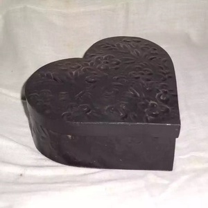 Boîtes à bijoux utilisées pour les bijoux en forme de cœur boîte de rangement de bijoux de couleur noire design moderne bijoux en métal accessoires cadeaux et artisanat - Product Image 5