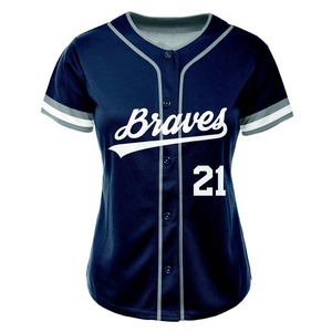 OEM/ODM respirable de débardeur de col en V de polyester d'uniforme d'équipe performante de softball - Product Image 4