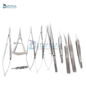 Micro Surgery Set Micro Needle <b>Holder</b> Scissors Micro Surgical Instruments Stainless Steel - Product Image 2