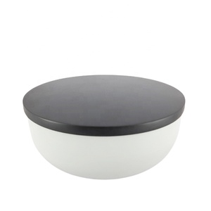 Hot Selling Iron Round <b>Box</b> With MDF LID Shiny Cool <b>Grey</b> and Black Colour Set of 2 Large Size Jars in Bulk - Product Image 5