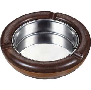 Cendrier de luxe en acier inoxydable comptoir de table Cigarette cendrier pour hôtel Restaurant bureau à domicile intérieur extérieur vente en gros - Product Image 4