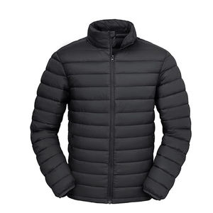 Chaqueta acolchada ligera para hombre, chaquetas de invierno con aislamiento cálido, abrigo hinchado resistente al agua para viajes de senderismo informales - Product Image 5