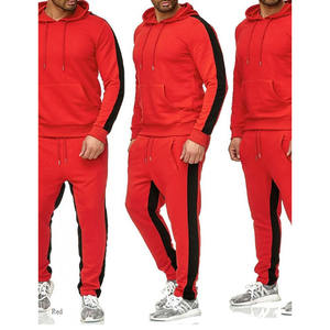 Mejor diseño Unisex chándal de invierno 100% algodón tela de secado rápido chándal de dos piezas con cremallera nuevo servicio OEM trajes de jogging para - Product Image 3