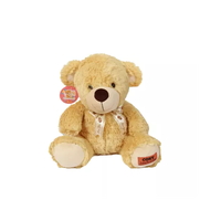 Jouet en peluche singe mignon et doux du fabricant direct, jaune et marron, animal en peluche de qualité supérieure, cadeau pour enfants, 35 cm, coton PP écologique, faible teneur en BPA