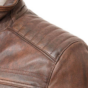 Chaqueta de Cuero de Invierno para Hombre de Alta Calidad, Estilo Urbano con Diseño de Cremallera, Impermeable y Transpirable, Precio al por Mayor - Product Image 4