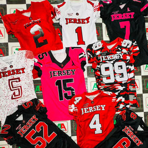 American Football Jersey <b>fan</b> jersey parent sublimation tackle twill embroidery plus size custom support Factory made in Pakistan - Product Image 1