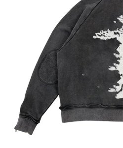 Sweat à capuche surdimensionné en molleton bouclette 100 % coton pour homme, personnalisé OEM, avec manches raglan, poche plaquée et fermeture éclair intégrale, effet délavé à la pierre, idéal pour l'hiver - Product Image 4