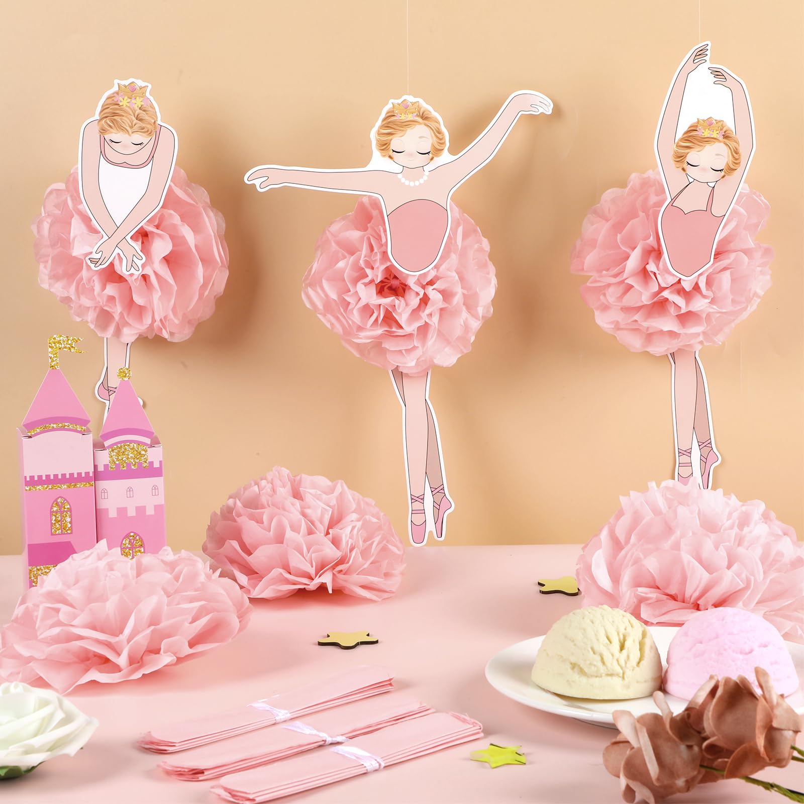 Ballerina 1st Birthday Party Elegant Fun Decorations - Main Image