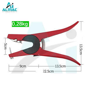 ALMAC-Instrument de chirurgie vétérinaire en métal, applicateur d'étiquettes auriculaires pour porcs, moutons et vaches, avec pince pour bétail - Product Image 2