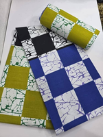 Tissu en coton imprimé africain de haute qualité du Ghana pour vêtements de filles, artisanat et fabrication textile OEM