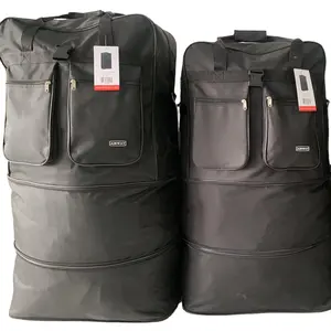 โพลีเอสเตอร์ความจุพับได้30 36 40นิ้วปั่นกลิ้ง Duffel ล้อกระเป๋าเดินทางกระเป๋าเดินทาง