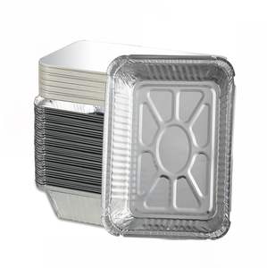 Barquette alimentaire en aluminium avec couvercle pour service rapide - Product Image 5