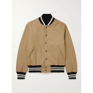 Veste universitaire universitaire personnalisée de haute qualité pour hommes veste de baseball Streetwear à la mode avec impression de logo et service de marque privée - Product Image 5