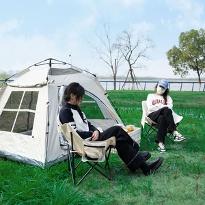 <span class=keywords><strong>Tenda</strong></span> a Cupola per <span class=keywords><strong>4</strong></span> <span class=keywords><strong>Persone</strong></span>, Impermeabile e Antivento, per <span class=keywords><strong>Campeggio</strong></span> e Escursionismo all'Aperto - Product Image 4