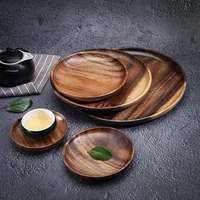 Aanpasbare bamboe luxe serveerschaal fruitplateau milieuvriendelijk handgemaakt voedselveilig vaatwasserbestendig 20 stuks minimale bestelhoeveelheid restaurant thuis