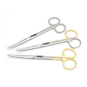Tijeras Metzenbaum de 18 cm, Instrumentos Quirúrgicos, Tijeras de Corte Médicas de Acero Inoxidable Dorado Personalizadas, Fabricadas por Wenquar - Product Image 1