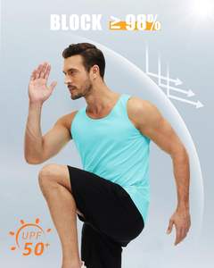 Camisetas sin mangas de entrenamiento de talla grande para hombre, camisetas deportivas acanaladas para culturismo, gorra con tirantes, camiseta muscular con bolsillo, transpirable, sin mangas, gimnasio - Product Image 2