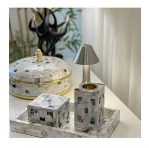 Elegante quemador Bakhur con incrustaciones de hueso con acento de ágata - Product Image 2