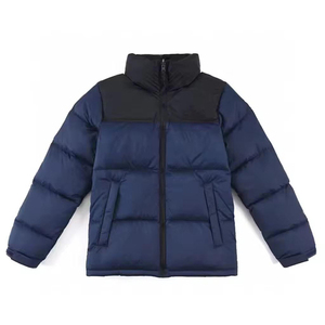 Chaqueta acolchada transpirable personalizada para hombres y mujeres High Street diseño reversible con capucha abrigo de talla grande para invierno nuevo frente - Product Image 3