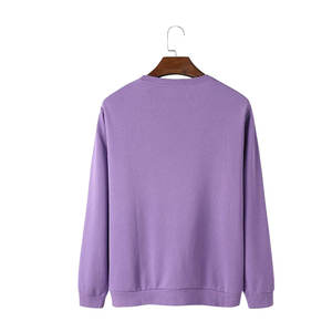 Breathable Women's <b>Sweatshirt</b> 100% Cotton Material Quickdry Lightweight Customized Logo Printing OEM Service - Product Image 2