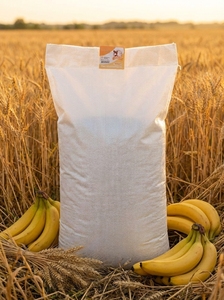 Litière pour chat Clean Fluffy Wheat au parfum banane – Granulés agglomérants naturels pour chats, rongeurs et lapins, 70L - Product Image 2