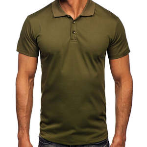 Ropa de calle para hombre, camiseta Polo activa cómoda para hombre, camiseta Polo para gimnasio para hombre, patrón de diseño OEM único en blanco - Product Image 1