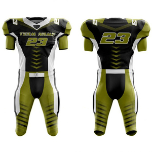 Uniformes de fútbol americano personalizados de alto rendimiento para uniformes de equipo de calidad duradera transpirable de manga corta - Product Image 1