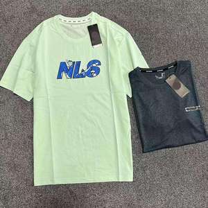 T-shirts décontractés pour hommes en coton de qualité supérieure 100%, manches courtes, coupe régulière, respirants, col écologique, tricotés - Product Image 3