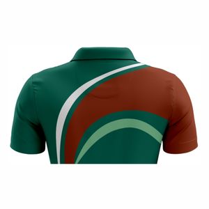 Camiseta de Manga Corta de Poliéster de Secado Rápido con Estampado Personalizado Premium para Golf y Uniformes de Trabajo - Product Image 6