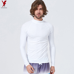 OEM ODM pelindung ruam pria sublimasi dicetak kaus pelindung ruam menyelam berselancar di Gym Bjj - Product Image 6
