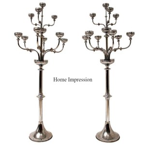 Fourniture directe d'usine Haevy Duty métal 12 bras moderne fantaisie créatif Art Designer candélabre décoration de mariage et fournitures - Product Image 5