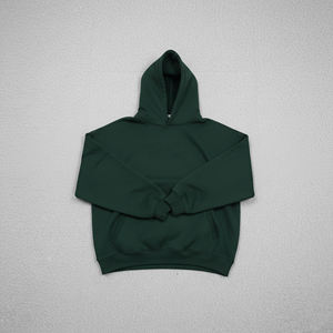 Sweat-shirt à capuche tendance pour homme, grande taille, décontracté, hiver, 100% coton, surdimensionné, épais, brodé, personnalisé - Product Image 3