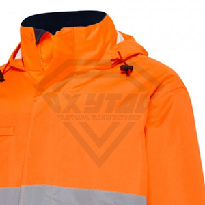 100% vestes de sécurité de conception personnalisée de haute qualité pour hommes et femmes motif solide avec fonction imperméable multi-poches - Product Image 6