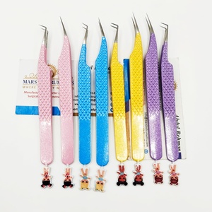 Bratty ตุ๊กตาขนตาปลอมสีสวยแหนบต่อขนตาปลอมแบบต่อขนตาแต่ละอัน - Product Image 2