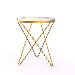 Turner Metal Gold Finish <b>Coffee</b> <b>Table</b> Modern New Design 2025 <b>Coffee</b> <b>Tables</b> - Product Image 3