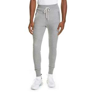 Pantalones Jogger personalizados de color sólido para hombre, pantalones deportivos de algodón holgados de cintura media, pantalones de entrenamiento informales de lavado oscuro para gimnasio - Product Image 1