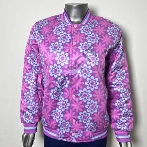 Logo personnalisé OEM broderie respirant Streetwear vestes universitaires pour femmes personnalisé Letterman College Baseball Jacket - Product Image 2