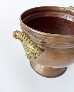 Macetas Grandes de Metal Galvanizado con Acabado Antiguo de Diseño Rústico para Jardín Exterior, Decorativas, de Cobre Antiguo, Precio al por Mayor - Product Image 4