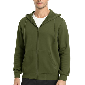 Sudadera con capucha y cremallera para hombre con ajuste personalizado Fabricante OEM con logotipo de tela cómodo y servicios de etiqueta privada - Product Image 6