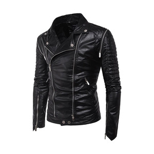 Veste en cuir pour homme, best-seller du fabricant, col montant, design réversible écologique, cuir de vache, services ODM - Product Image 1
