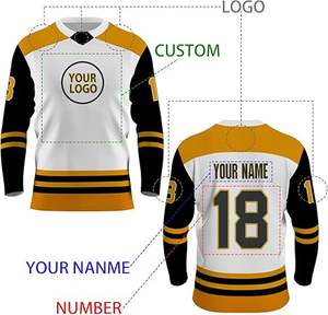 Le plus populaire concevez votre propre logo uniforme de hockey sur glace grande taille pour adulte - Product Image 5