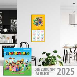 Calendario de Escritorio Personalizado de Super Mario 2025, Calendario Perpetuo de Papel para Oficina o Hogar - Product Image 4