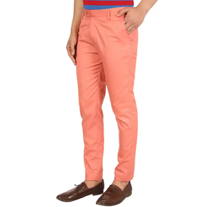 Pantalon chino personnalisé pour hommes, qualité supérieure, coupe ajustée, décontracté, motif droit, couleur unie, formel, grande taille, anti-rides - Product Image 5
