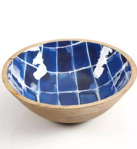 Tazón para Servir Ensaladas de Madera Esmaltada, Ligero, Ecológico, Minimalista, de Alta Calidad, Directo de Fábrica, con Logotipo Personalizado, Hecho a Mano, para Hogar u Oficina - Product Image 3