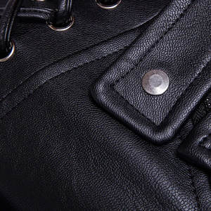 2024 chaqueta de cuero de invierno delgada para hombres más vendidos diseño personalizado con estilo de calle principal - Product Image 5