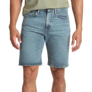 Baggy coupe ample à braguette à fermeture éclair pour hommes personnalisés 100% pantalon en denim épais en coton pour hommes Baggy Jean Jorts Shorts - Product Image 1